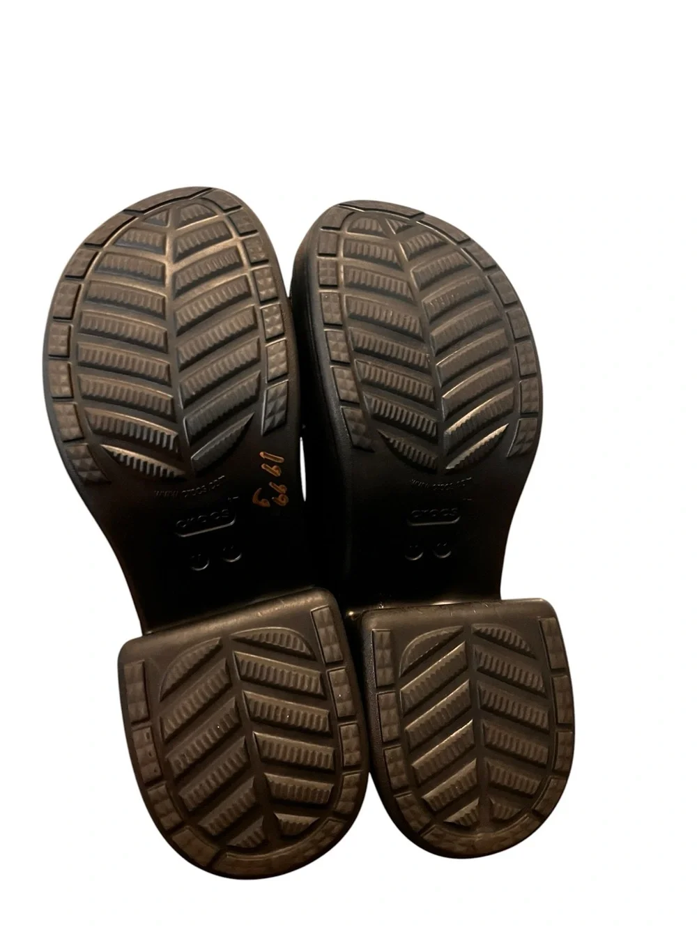CROCS chunky platform